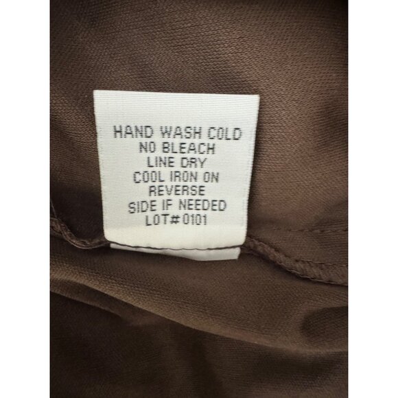 R&M Richards Watercolor Ikat Print Empire Waist Chiffon Dress Size 12 Summer - Picture 6 of 7